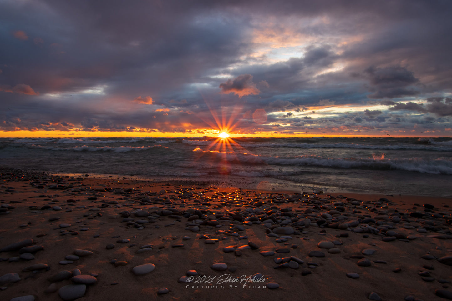Christmas Cove Sunset - Print