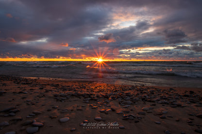 Christmas Cove Sunset - Print