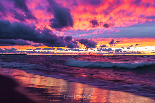 Last Day of Summer, Sunset from Leland