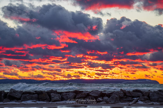 Earth, Wind, Fire - Spectacular Sunset from Leland