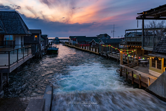 Surprise Spring Sunsets over Fishtown - Print