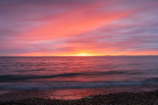Peaceful Lake Michigan Sunset - Print