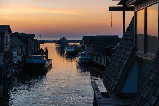 Sunset over Fishtown - Print