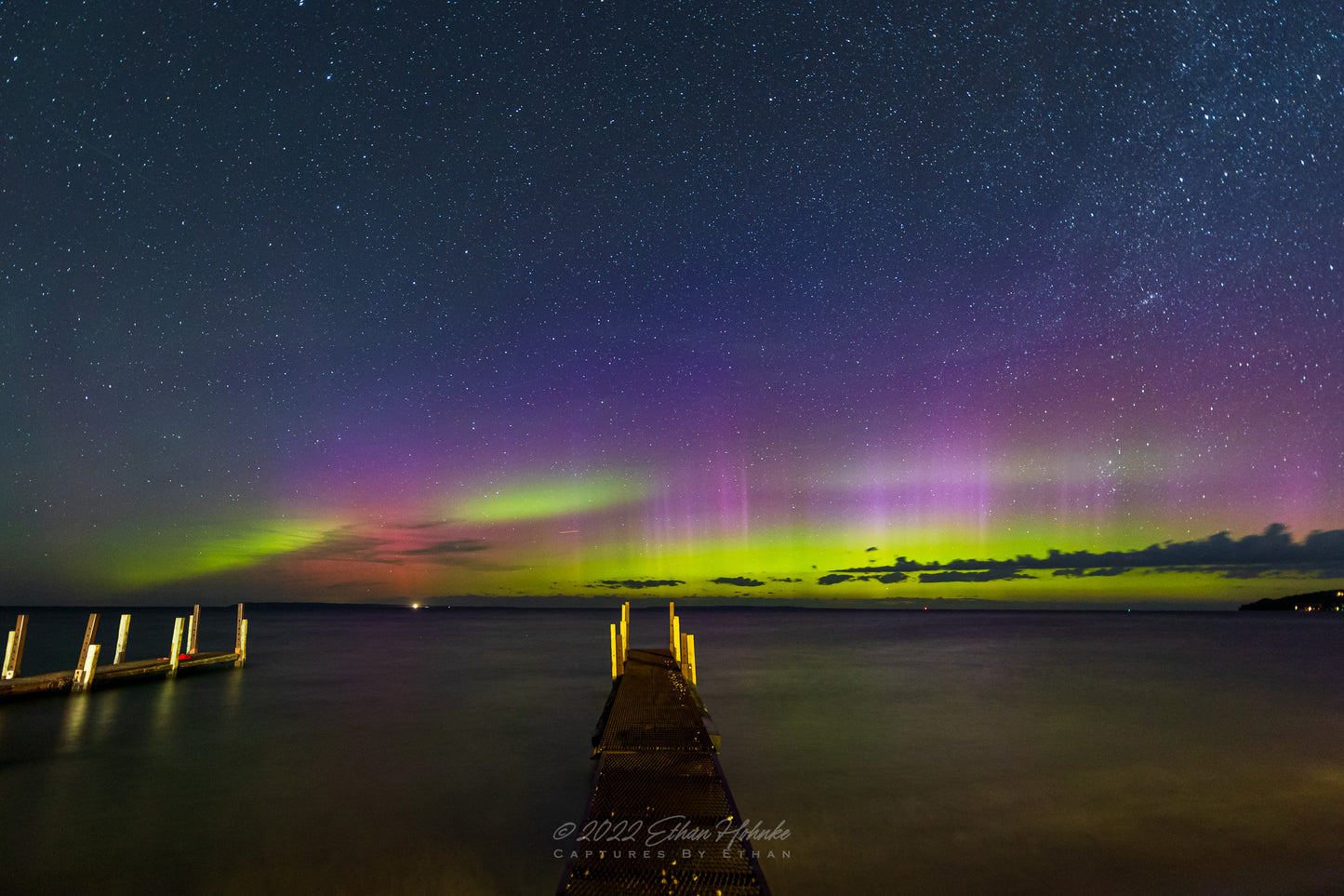 Aurora from Lake Street in Glen Arbor II - Print