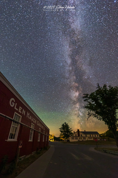 Milky Way over the Sleeping Bear Inn, Glen Haven (Portrait Orientation) - Print