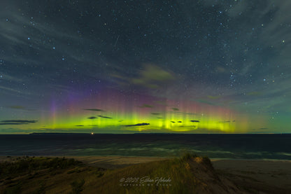 Light Show at the Dunes, Sleeping Bear Dunes - Print