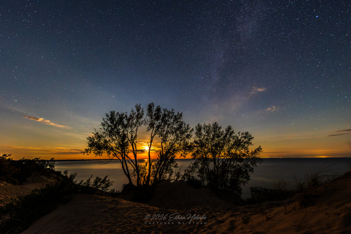 Overlook #10 Moonset & Milky Way - Print