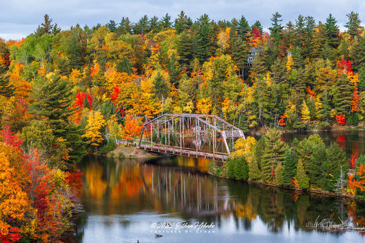 510 Shades of Autumn Surround the old 510 Bridge - Print