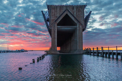 Marquette Ore Dock Sunrise - Print