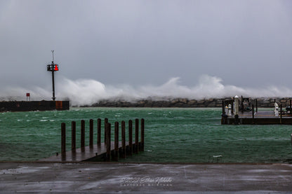 Leland Break Wall Waves III - Print