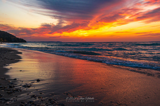 Leland Summer Sunsets in October - Print