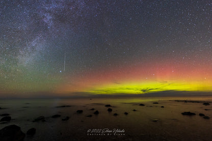 Milky Way, Northern Lights, & Shooting Star...Oh My! - Print