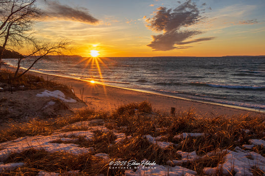 Golden Hour Sunset from Leland