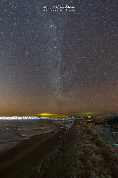 Starry Night & Milky Way from Fishtown Pt. II (Portrait Orientation) - Print