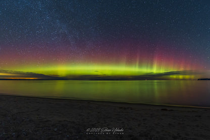 Pie Day Aurora from Glen Haven - Print