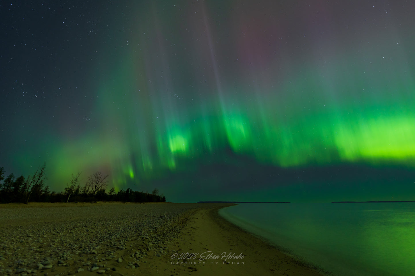 March '23 Aurora from Glen Haven - Print
