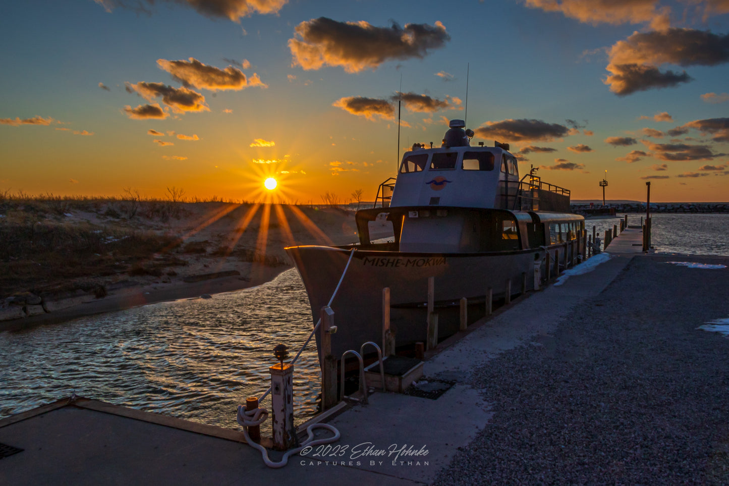 Peaceful Sunset Next to the Mishe-Mokwa - Print
