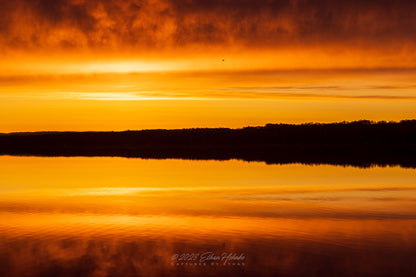 Golden Sunrise over Lake Leelanau - Print