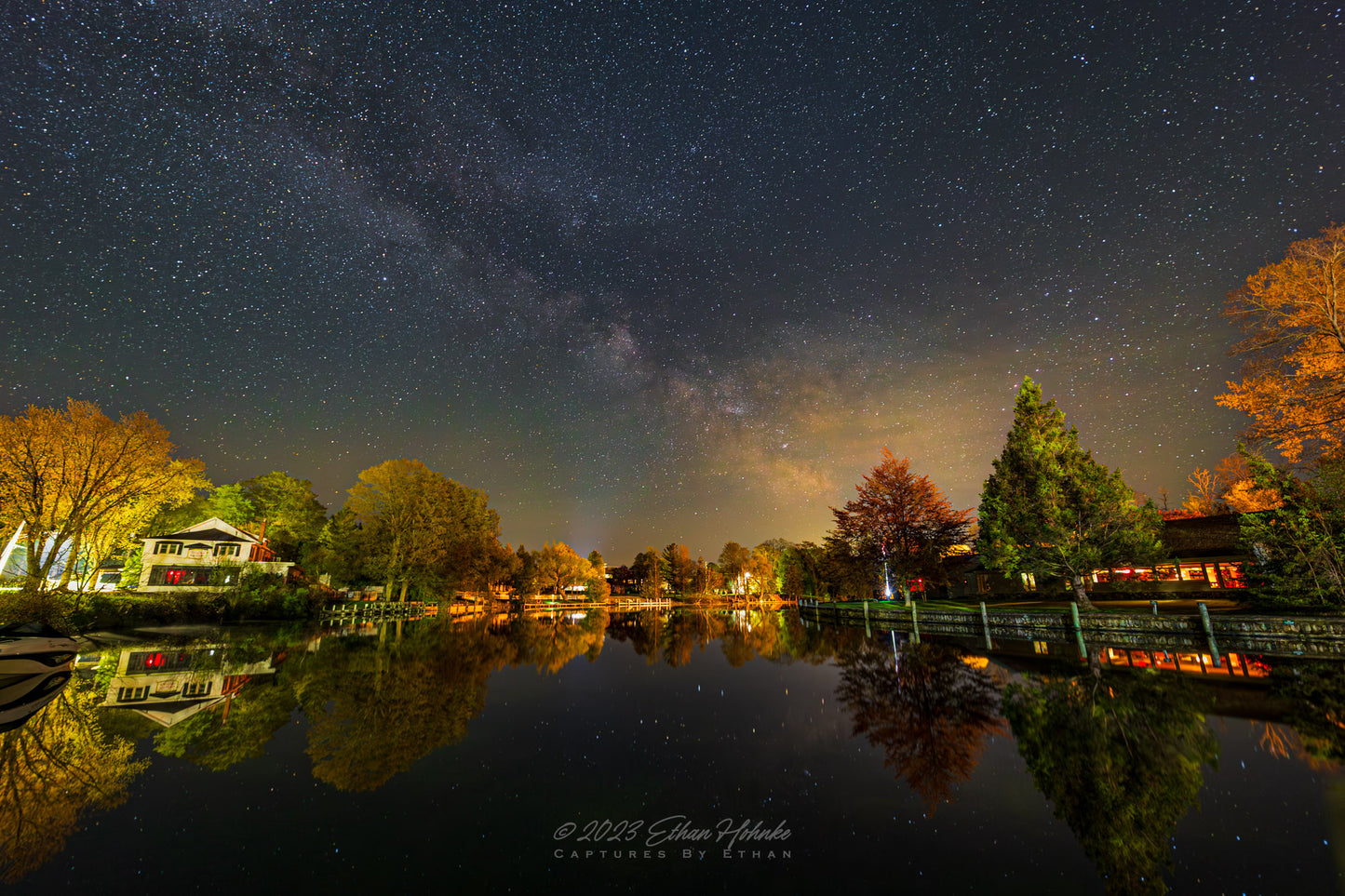 Milky Way Rising over the Leland River