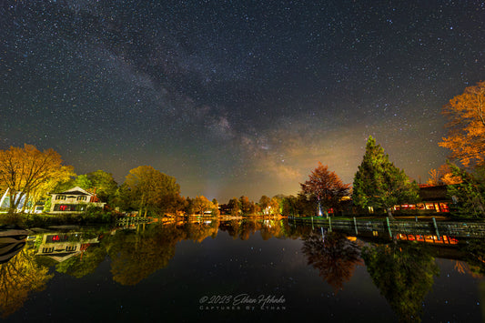 Milky Way Rising over the Leland River - Print