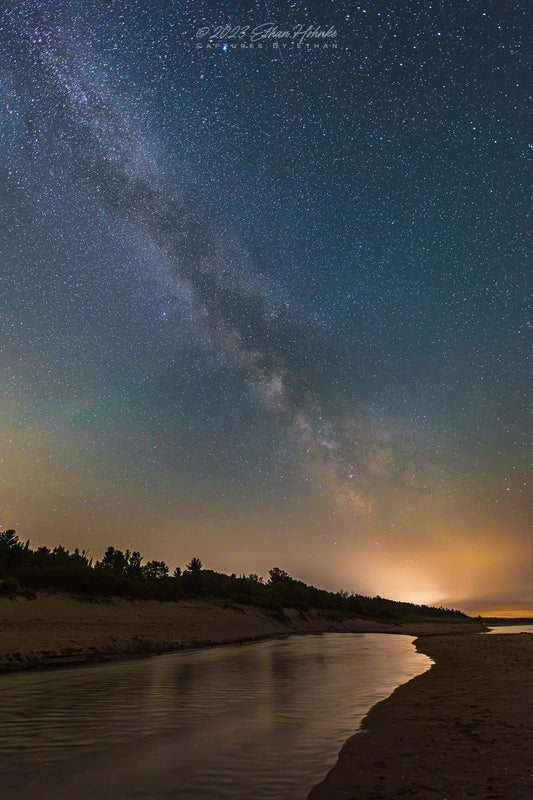 Milky Way over Otter Creek (Portrait Orientation) - Print