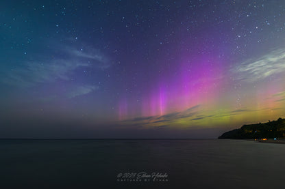 Magnificent Summer Aurora from Leland III - Print