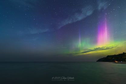 Magnificent Summer Aurora from Leland IV - Print