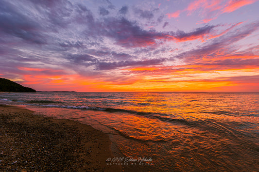 September Heater Sunset from Leland