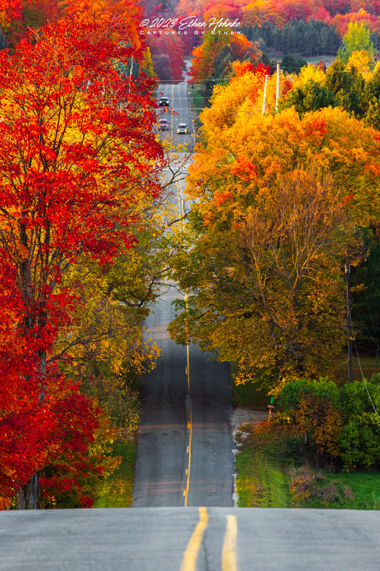 Color Tour in Leelanau - What's Your Hurry? (Portrait Orientation)