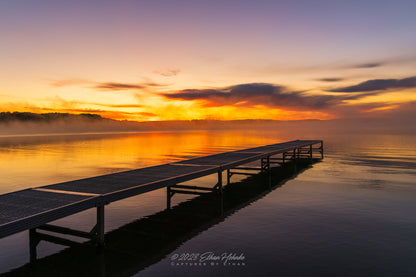Lake Leelanau Sunrise from Hohnke Road - Print