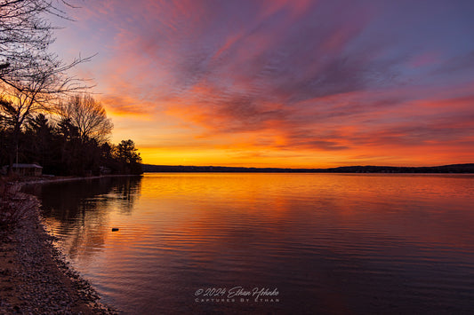 Sunrise Serenity over Lake Leelanau