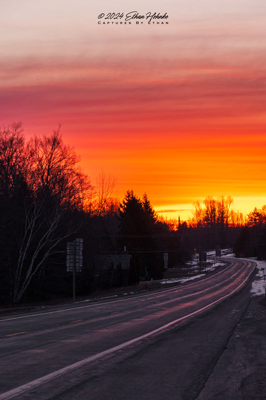 M-204 Sunrise, Leelanau County (Portrait Orientation)