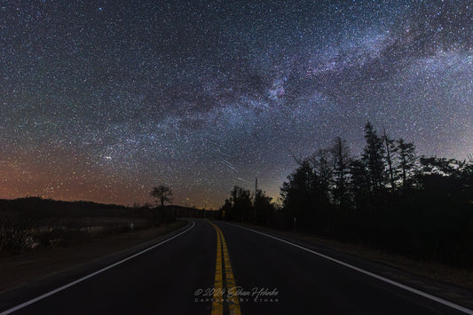 Starry Dreams Around the Bend, Sleeping Bear Dunes - Print