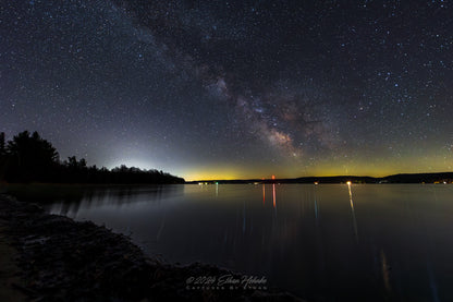 Milky Way Core over Little Glen Lake - Print