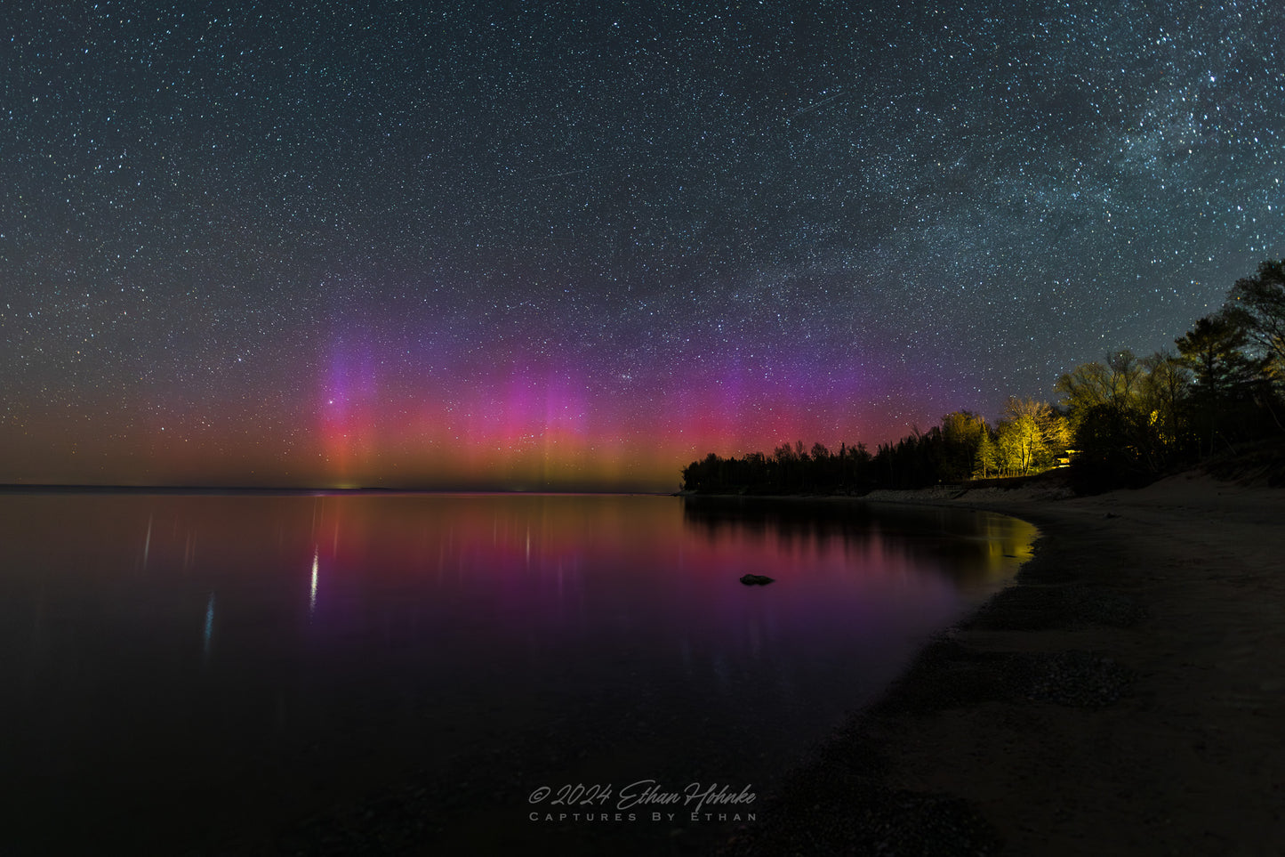 Gills Pier Aurora II - Print