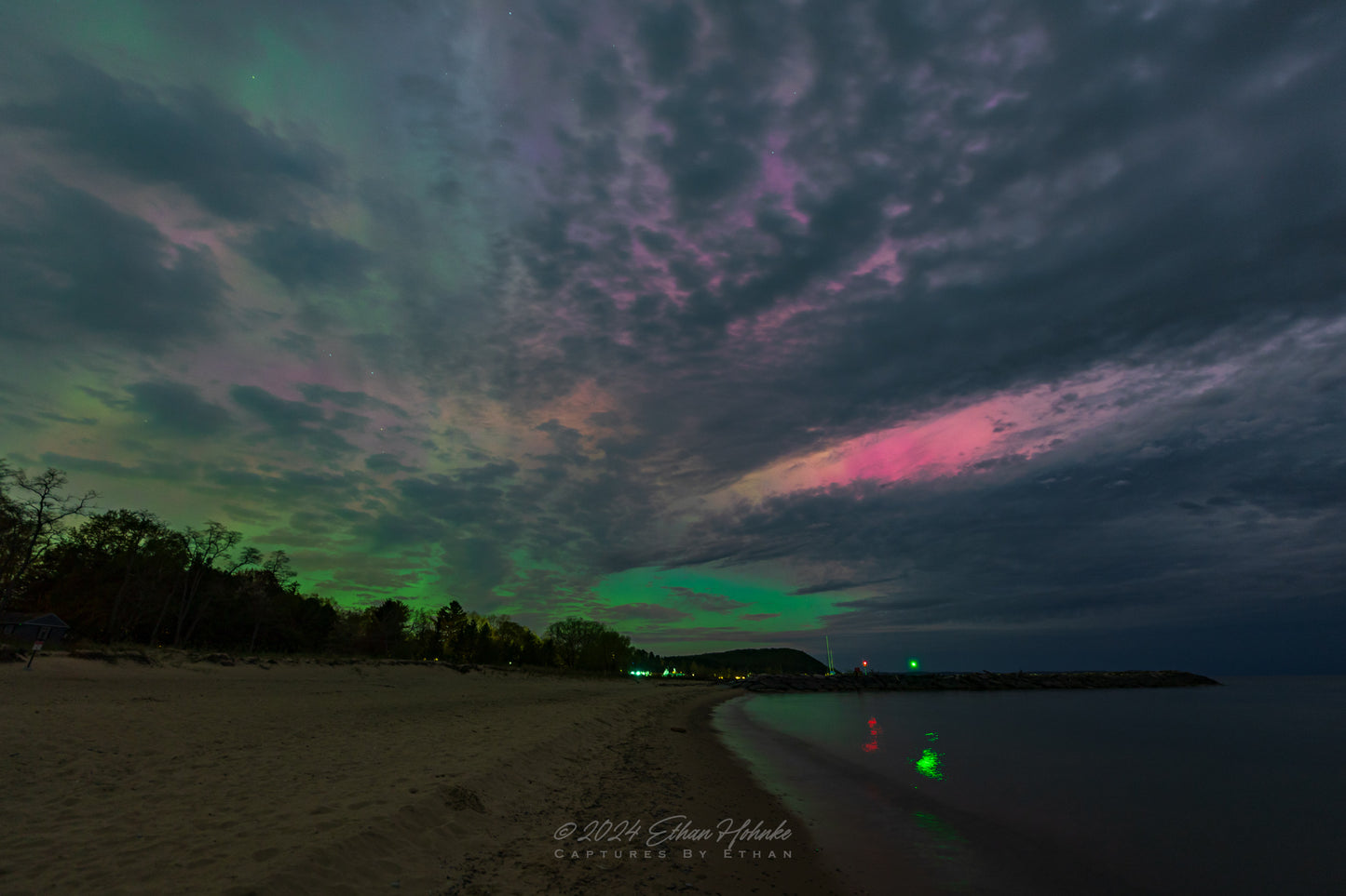 Kaleidoscope of Aurora over Fishtown - Print