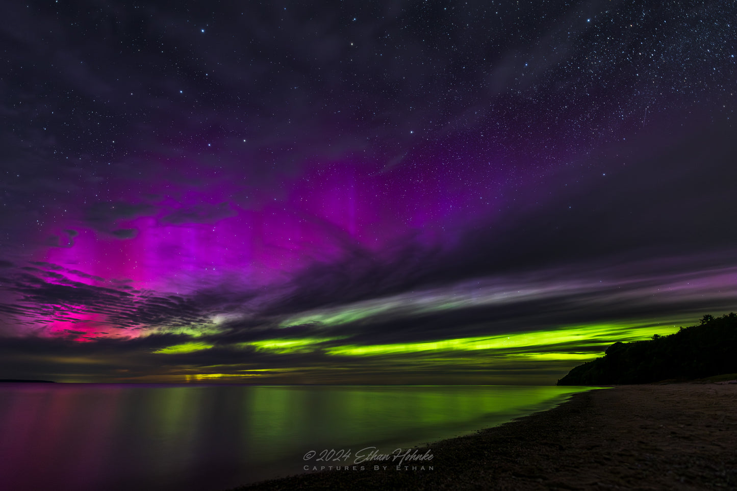 Dreamscape Aurora from Leland - Print