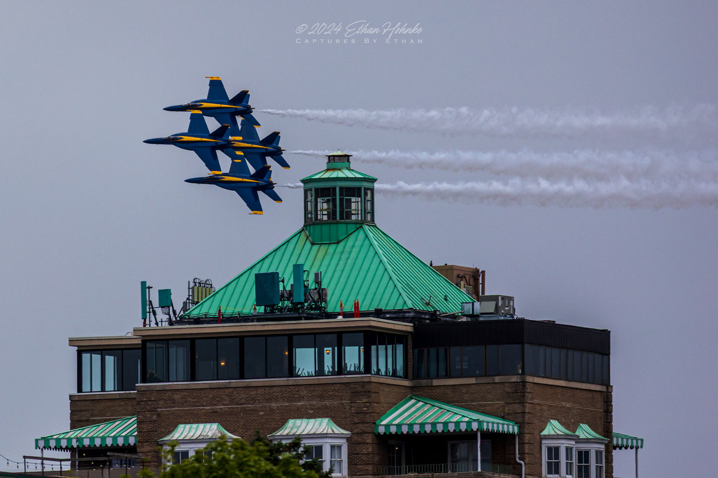 Blue Angels Park Place Flyby - Print