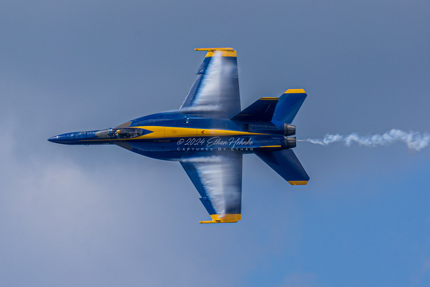 Blue Angel Wing Vapor - Print