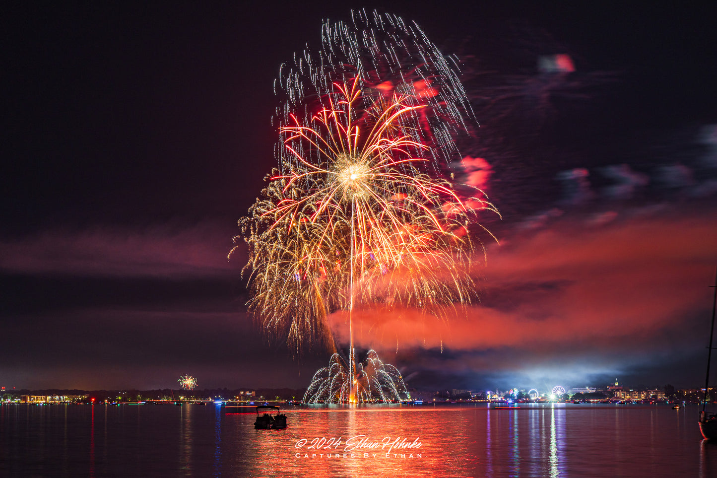 Traverse City 4th of July 2024 Fireworks X - Print