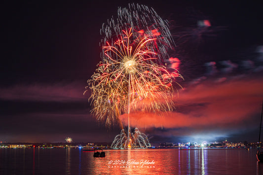 Traverse City 4th of July 2024 Fireworks X - Print
