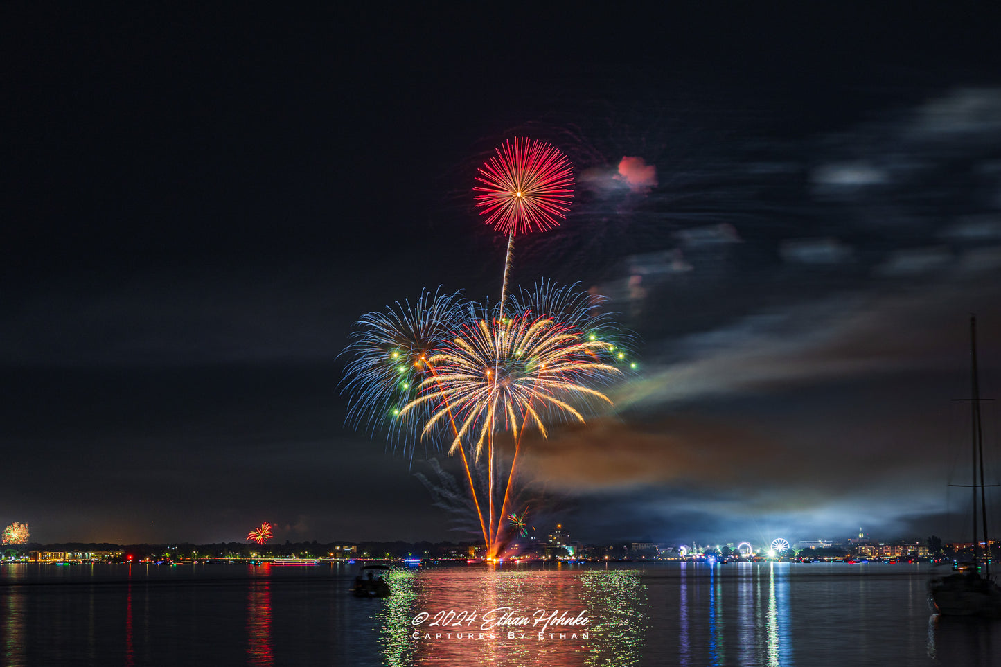 Traverse City 4th of July 2024 Fireworks XI - Print