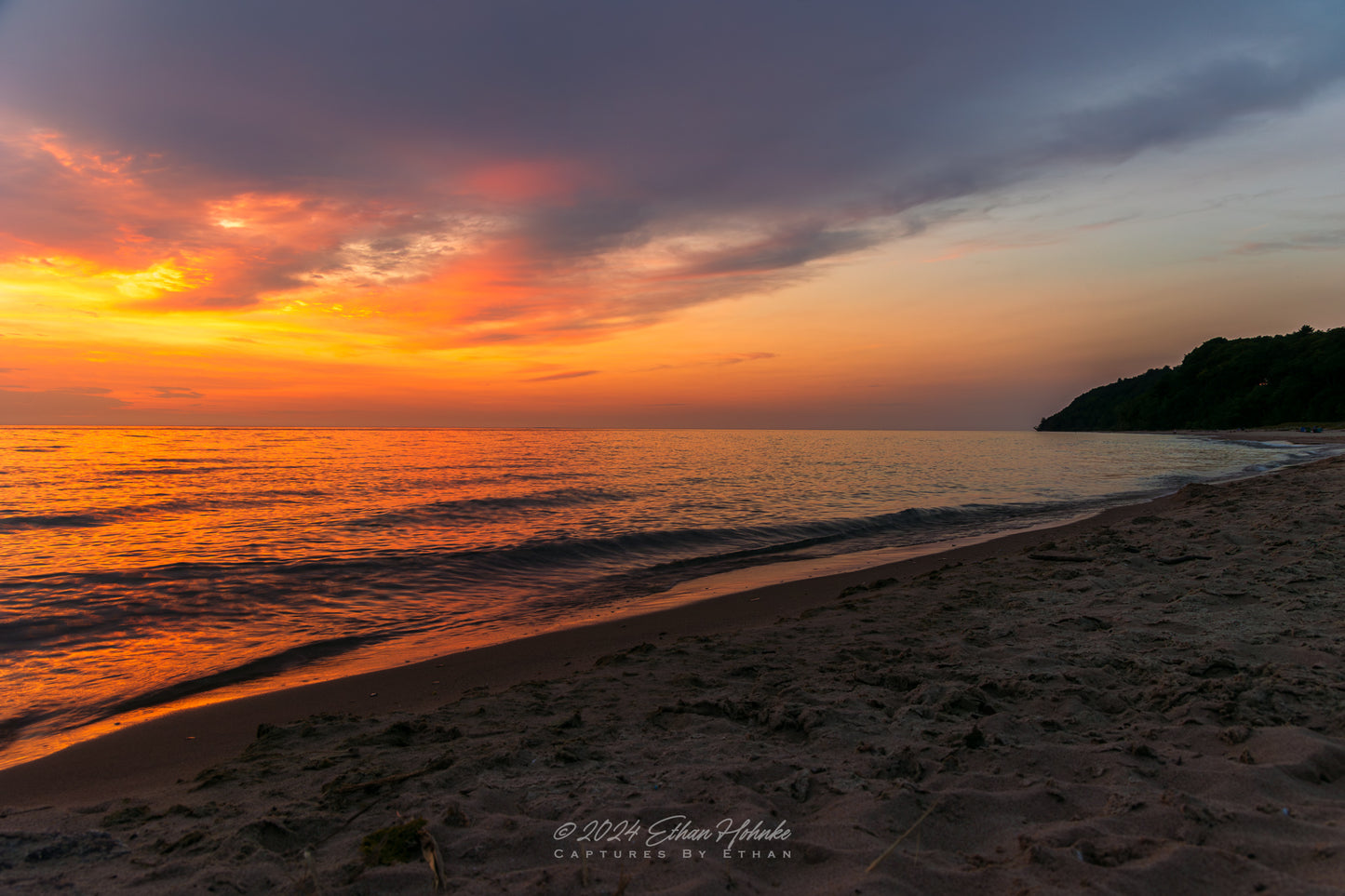 Sunset over Lake Michigan II - Print