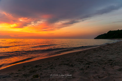 Sunset over Lake Michigan II - Print