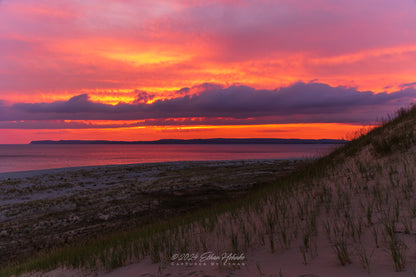 Peaceful Sunrise over Sleeping Bear Bay from Sleeping Bear Point II - Print