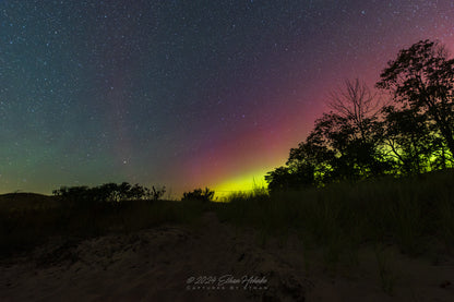 North Bar Lake Aurora - Print