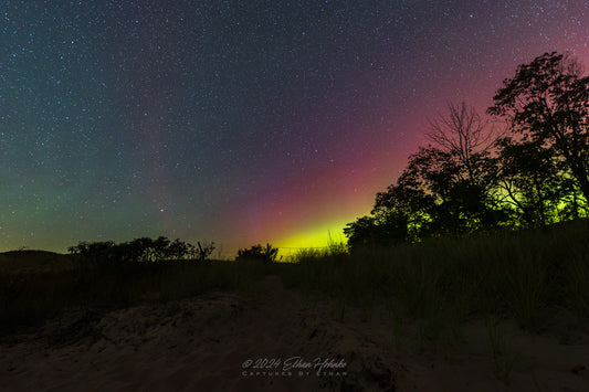 North Bar Lake Aurora - Print