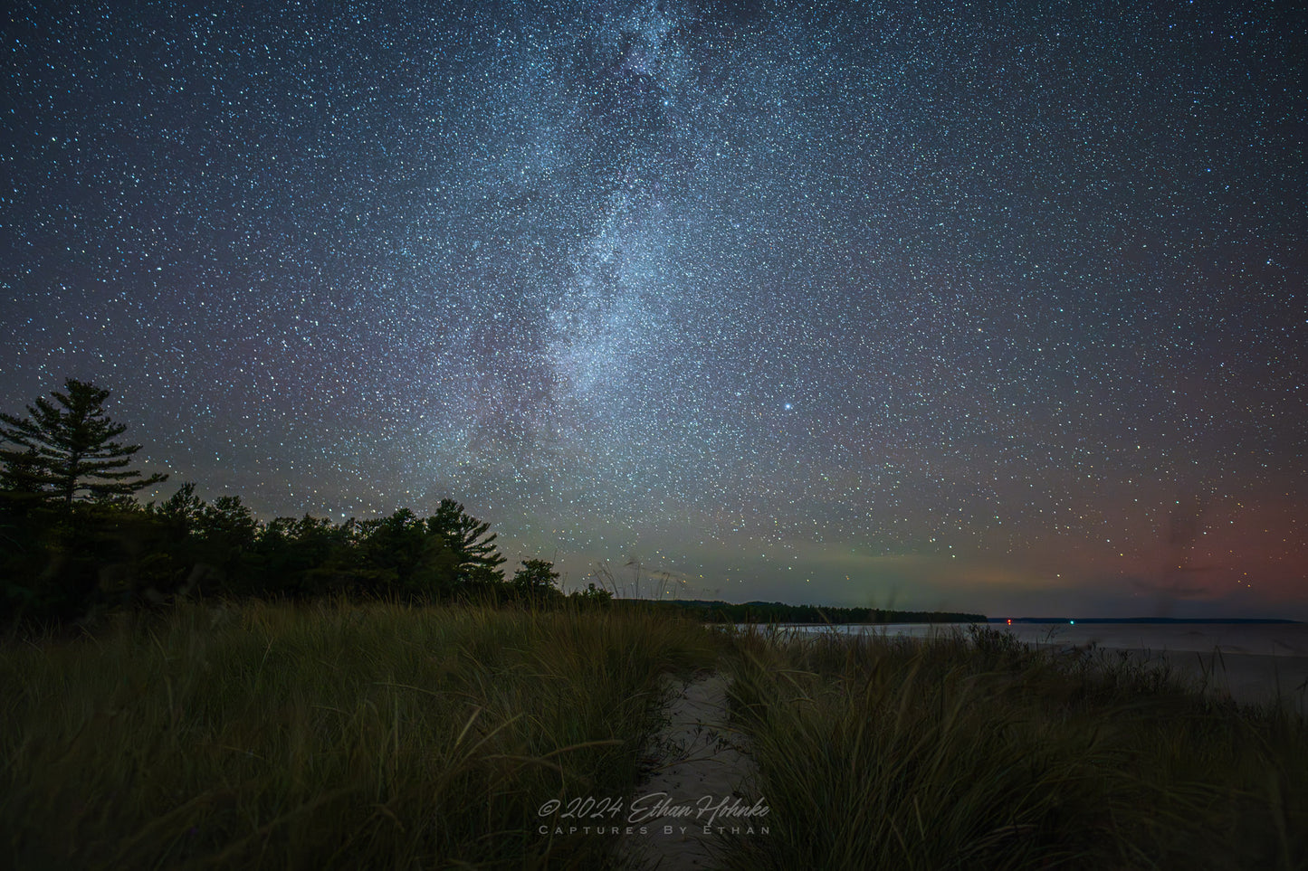 Milky Way from Bohemian Road Beach - Print