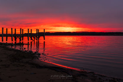 November Sunrise over Sutton's Bay - Print