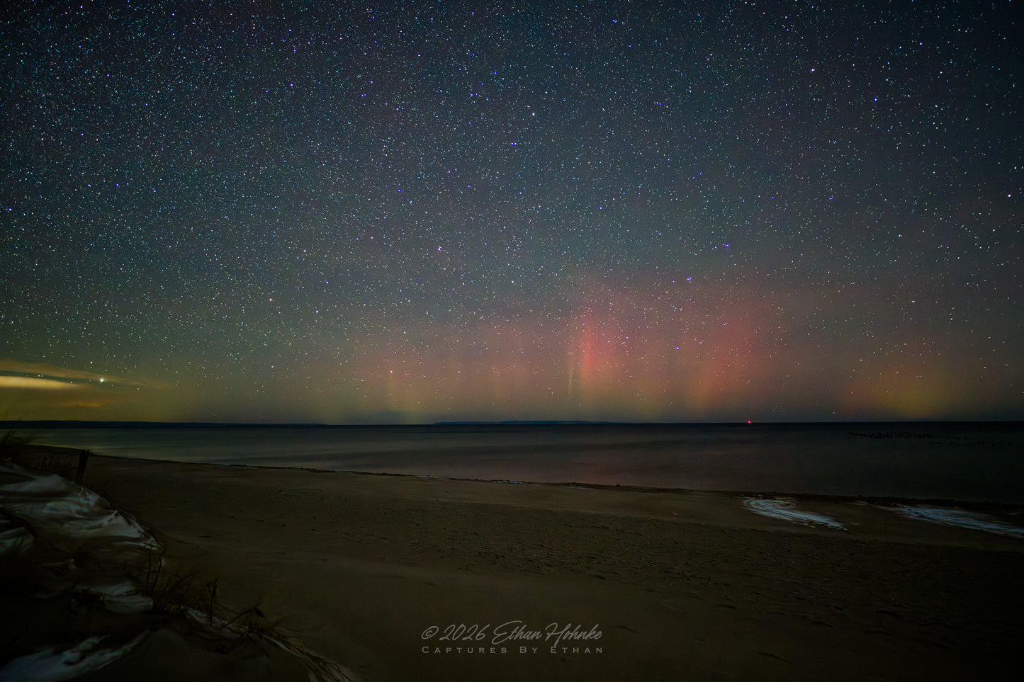 First Aurora of 2026 from Glen Haven - Print